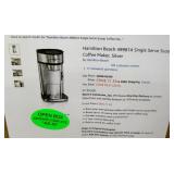 Hamilton Beach Single Serve Scoop Coffee Maker