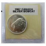 1967 Canada Silver Bobcat Quarter