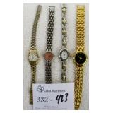 Lot ~ 4 Working & As Is Smaller Face Watches