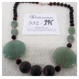 Natural Jasper/Aventurine Necklace MSRP $385