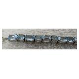 .925 Silver 15.84ct Topaz Bracelet MSRP $1905