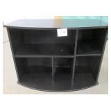 Black Laminate TV Console Stand