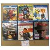 Lot of 6 Blu-Ray Movies