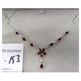 Sterling Silver Genuine (Approx 10.0ct) Necklace