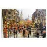 London Landscape Print on Canvas 12"x19"