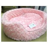 Furhaven Pink Plush Pet Bed
