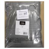Eclipse Bryson Grey Grommet Window Panel 100"x84"