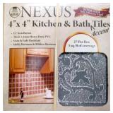Nexus 4"x4" Kitchen & Bath Tiles 27 Per Box