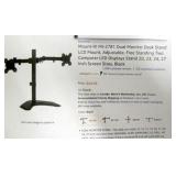 Mount-It Dual Monitor Desk Stand ~ Black