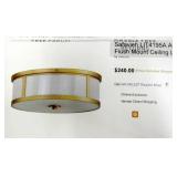 Safavieh Avery 2 Light Drum Ceiling Fixture