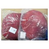 2 Haley Rose 16" Round Throw Pillows