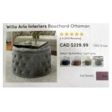Willa Arlo Interiors Bouchard Ottoman