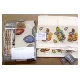 Croscill Mosaic Shower Curtain & 2 Hand Towels