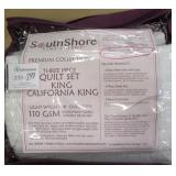 SouthShore California King 3pc Quilt Set
