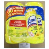 2 80-Pks Lysol Citrus Disinfecting Wipes