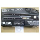 Rusk CTC STR8 Ceramic Iron ~ Damaged Box