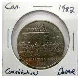 1982 Canada Constitution Dollar