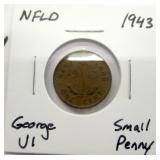 1943 Newfoundland Small Penny