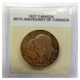 1927 Canada 50th Anniversary of Canada Medal