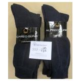 4 Pairs Alfred Sung Size 10-13 Dress Socks