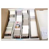 Box Lot of Approx 1000 Football Cards