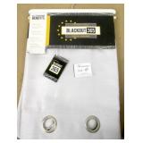 2 Blackout Window Panels 74x84" w/ Grommets