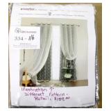 Jasper 4 Pc Sheer + Grommet Curtain Panels 38x94"