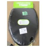 Elongated Black Wooden Toilet Seat