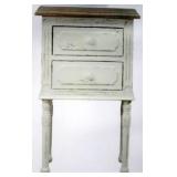 Shabby Chic 2 Drawer Night Stand