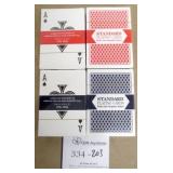 4 New Packs Standard Playing Cards