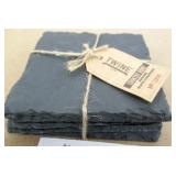 Country Home Square Slate Coasters 4pc