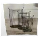 Emington Tall Cylinder Wire Storage Bins