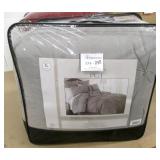 PCT King Size 8pc Textured Comforter Set