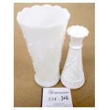 Milk Glass Vases