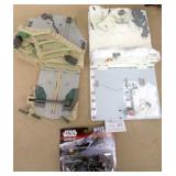 2 Vintage Star Wars Action Fleet Bases & Figure