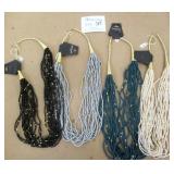 4 Costume Jewelry Necklaces