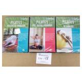 3 Pilates Total Mind Body DVDs