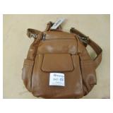 UTO Washed Leather Backpack/Purse/Rucksack