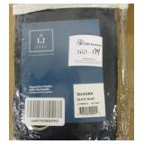 Set of 2 Silkana Faux Silk Grommet Curtain Panels