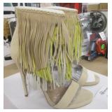 Aldo Rivamonte Platform Sandal w/Fringe Size 7.5
