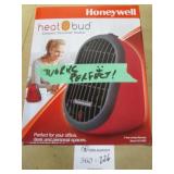 Honeywell Heat Bud Personal Ceramic Heater ~ Red