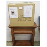 Briarton Electric LED Fireplace w/Oak Mantel