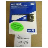 WD Blue 3D NAND 500GB Solid State Drive