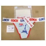 Ginch Gonch Printed Thong - I Love Paris - Size L