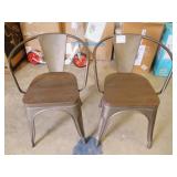 2 Poly & Bark Trattoria Arm Chairs