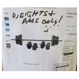 US Weight F0105E Weight Set w/Dumbbells 105lb