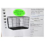 Precision Pet Black Great Crate 2 Door