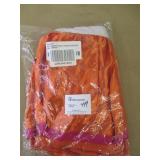 Bacati Tangerine Orange & Fuschia Full Bed Skirt