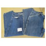 2 Pairs 38x32 Jeans