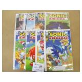 Sonic The Hedgehog #1-8 Comics